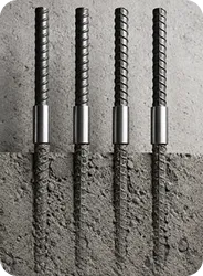 Mechanical splicing with rebar couplers
